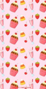 30 Aesthetic Summer Wallpapers For Iphone Cherry Cupcake Strawberry