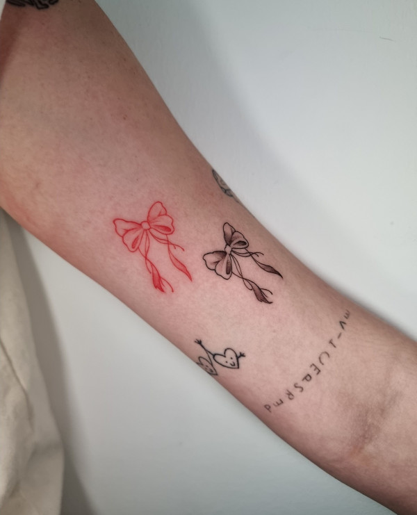 arm tattoos, bow tattoo simple, bow tattoo, bow tattoo dainty, archery bow tattoo, bow tattoo meaning, archery bow tattoo meaning, bow tattoo designs