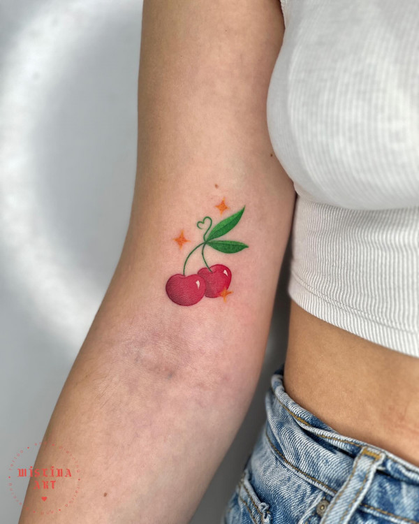 20 Cherry Tattoo Designs That Celebrate This Juicy Fruit
