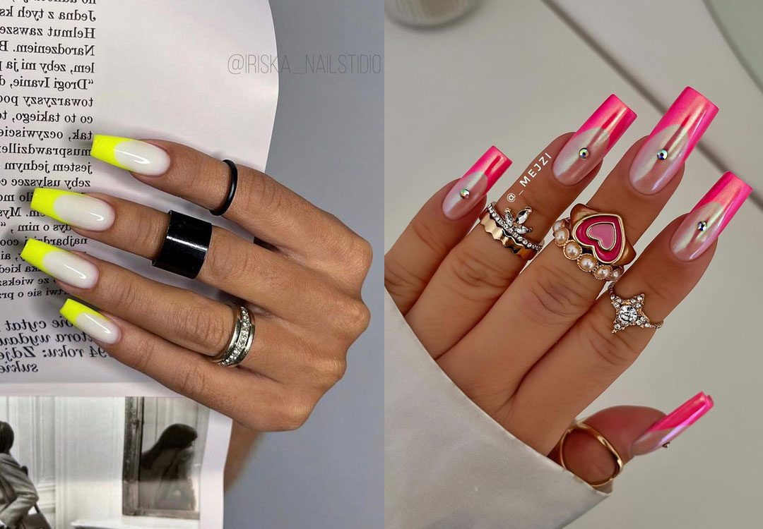 30 Best Colourful French Manicure Ideas to Brighten Up Your Style