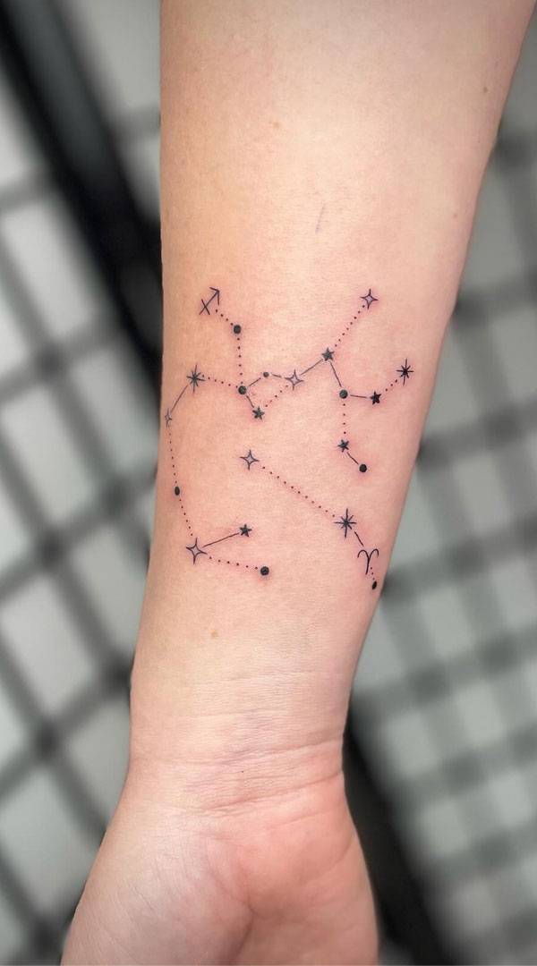 23 Enchanting Constellation Tattoos Lead You on a Cosmic Odyssey