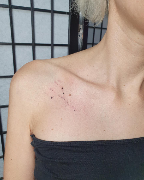 Cancer Constellation Tattoo, constellation tattoos