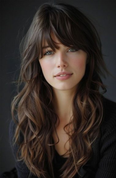 20 Cute Long Shag Haircut with Fringe Ideas for 2024 I Take You ...