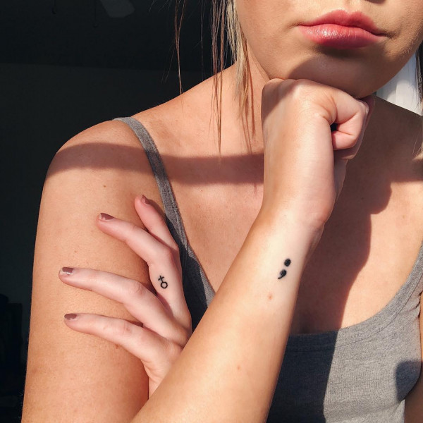 semicolon tattoos, meaningful small tattoos, Meaningful tattoos with meaning, small tattoos with meaning, Meaningful tattoos for ladies, meaningful tattoos symbols