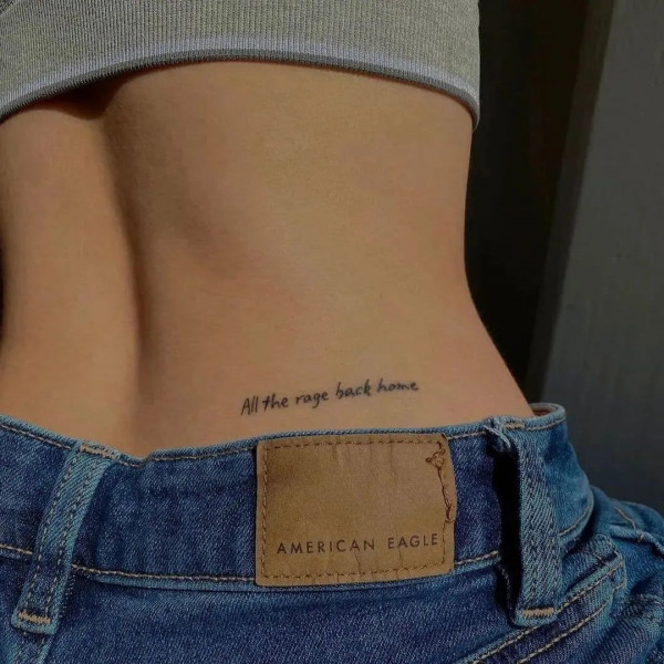 message tattoo, meaningful tattoos