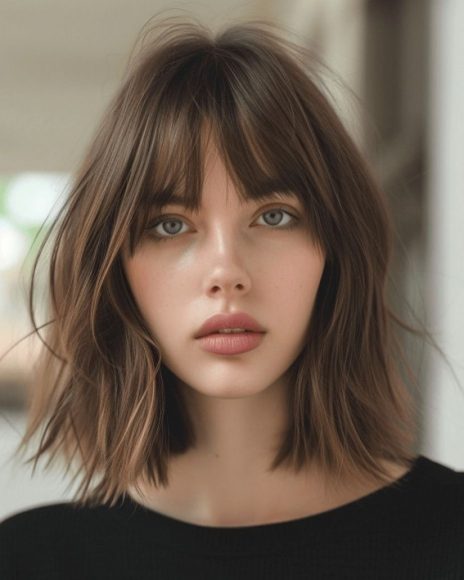 Medium Length Bob Hairstyles with Fringe For Your Next Style