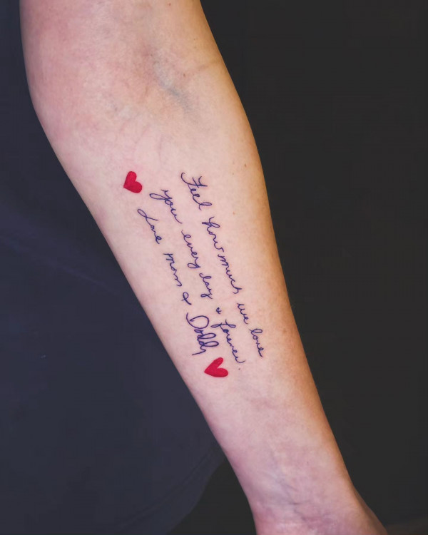 30 Inspiring Message Tattoos to Ink Your Story