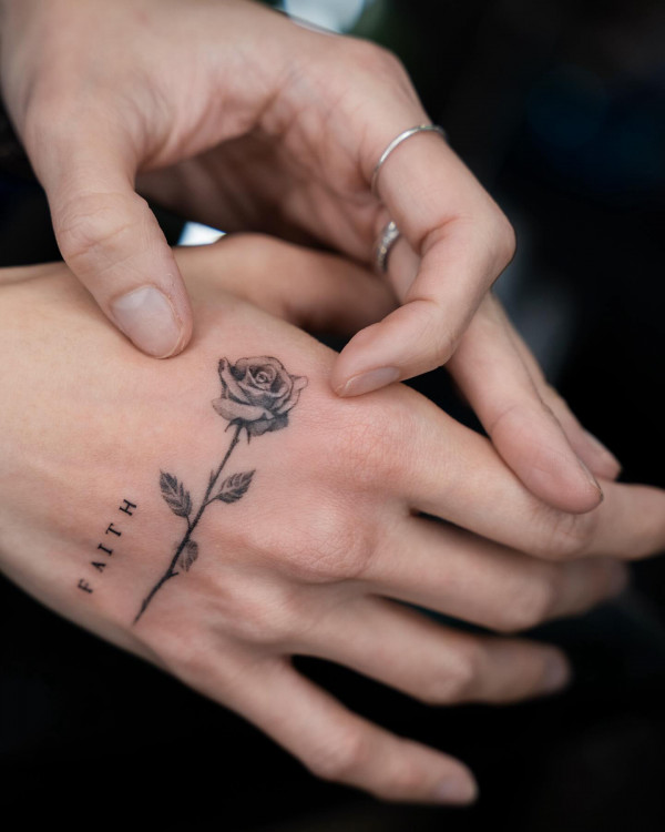 rose tattoo designs, rose tattoo color, rose tattoos