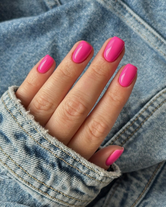 pink nails, summer nails, summer nails color, simple summer nail ideas