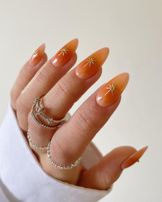 aura nails, summer nails, summer nail art, summer nails color