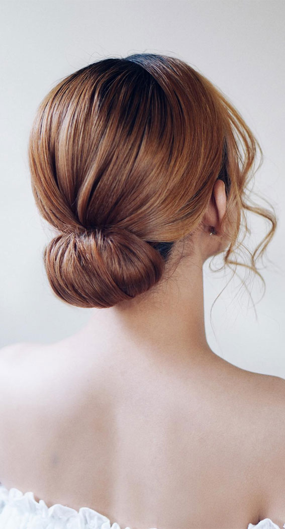 elegant updo, classic chignon, chignon, classic updo