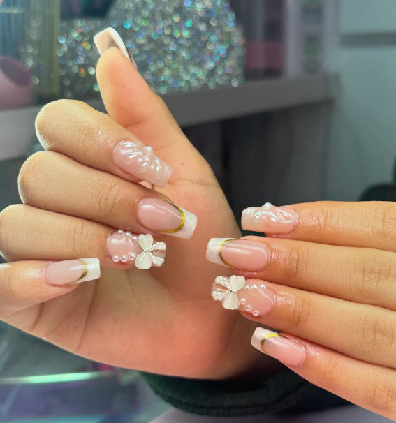 wedding nail ideas, wedding nail designs for bride, wedding nails, wedding nails bride, wedding nails french tip, bride nails, wedding nail designs short, classy wedding nails, wedding nails for bride, Wedding nail designs simple, nail designs for wedding guest, wedding nail designs for bridesmaids