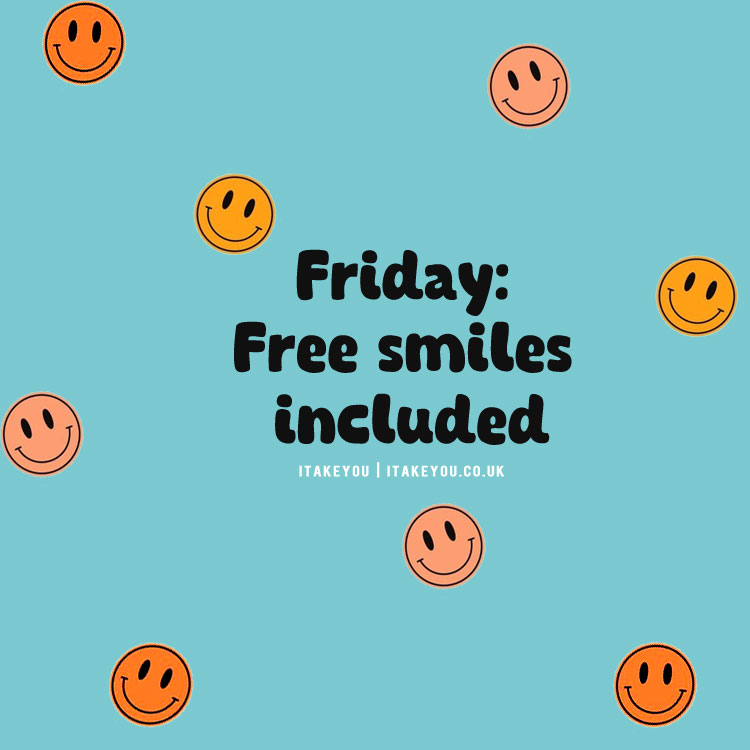 Funny Friday Quotes, short funny friday quotes, Friday: Free smiles included.!