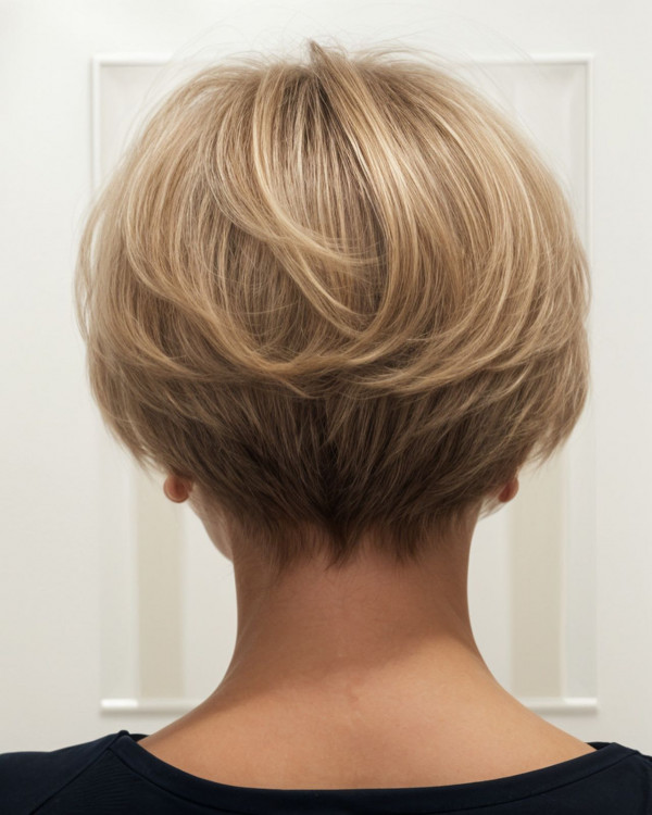 tapered haircut for women over 50