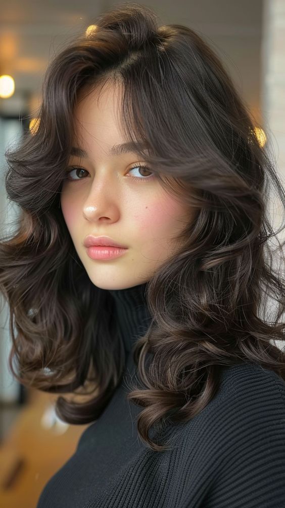 27 Trendsetting Haircuts : Mid-Length Layered Haircut with Curls
