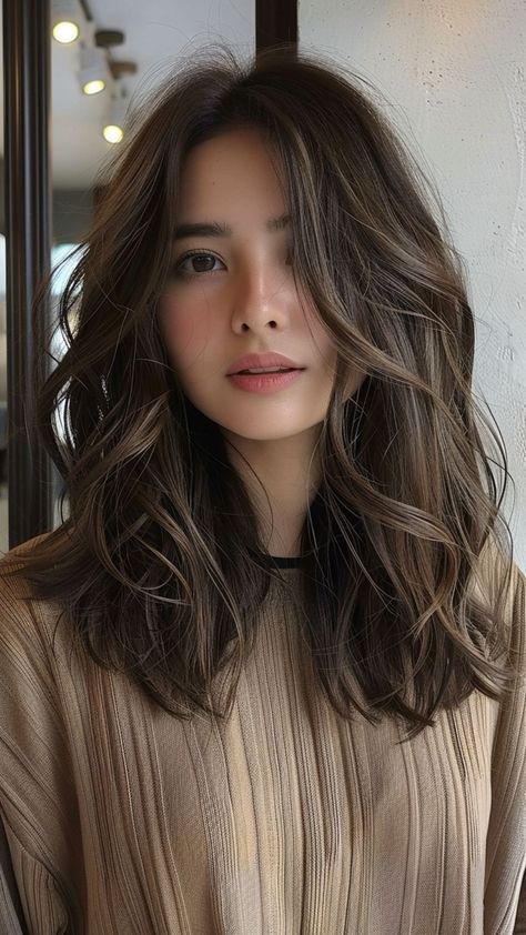 27 Trendsetting Haircuts : Soft Layered Mid-Length Hairstyle
