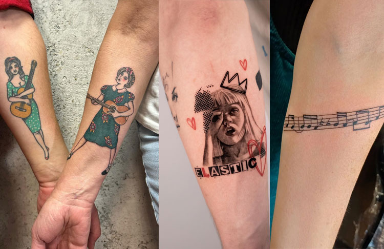 Music-Themed Tattoos : Tattoo Inspirations for Music Lovers