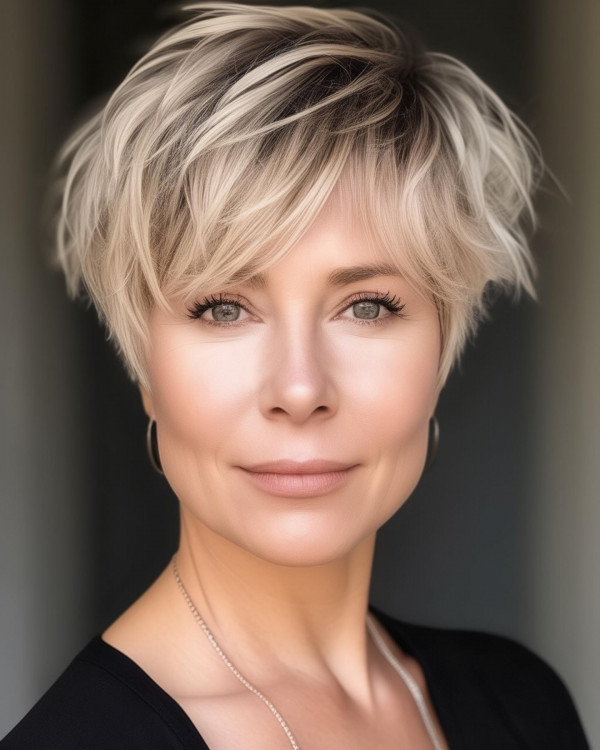 pixie haircut, Short Haircuts for Women Over 40