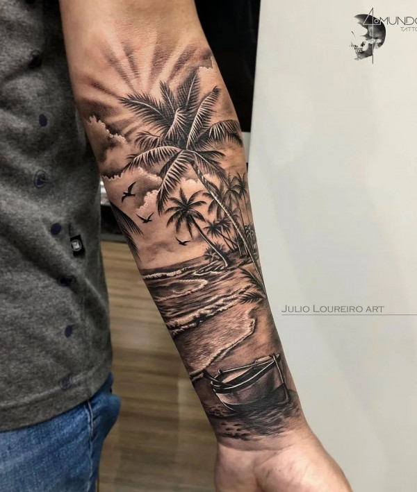 landscape arm tattoos, tattoo inspirations, half sleeve tattoo, tribal arm tattoo, full sleeve tattoo, floral sleeve tattoos, Japanese art, Realistic images, abstract art, Tattoo artist