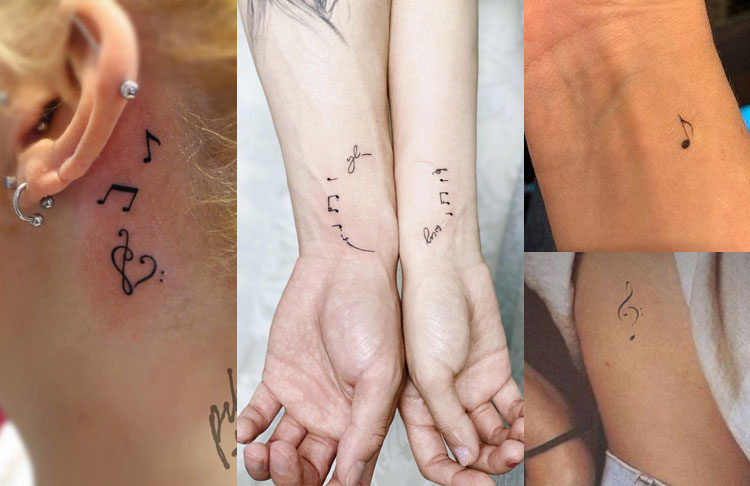 15 Small Musical Note Tattoos for Melody Lovers