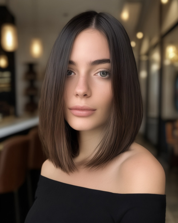 Sleek Long Bob