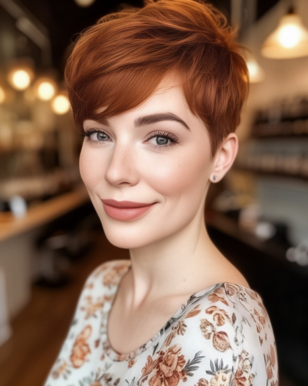 Rusty Auburn Pixie