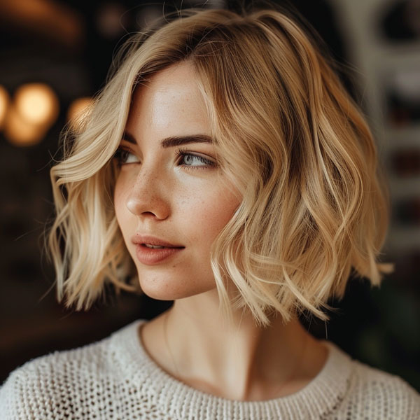 Soft and Wavy Bob