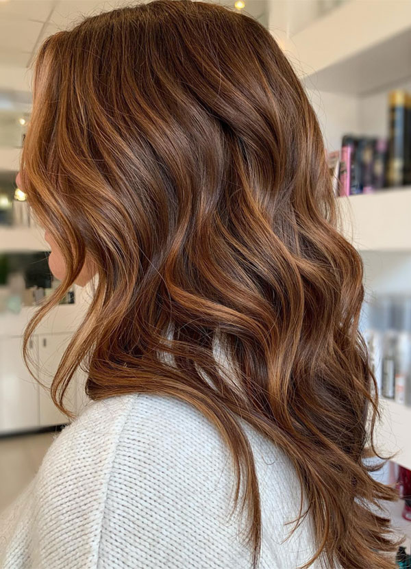 honey cinnamon hair colour