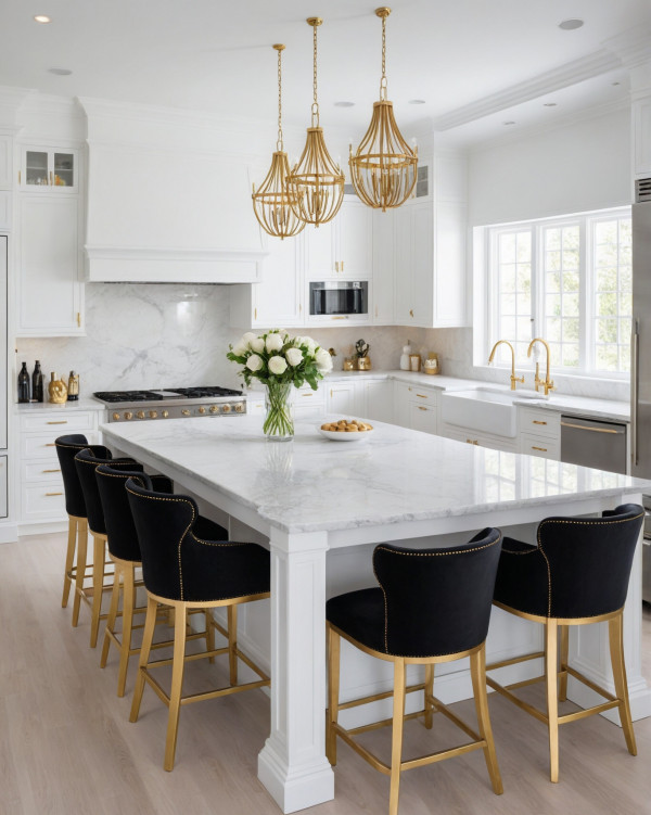 Glamour White Kitchen style