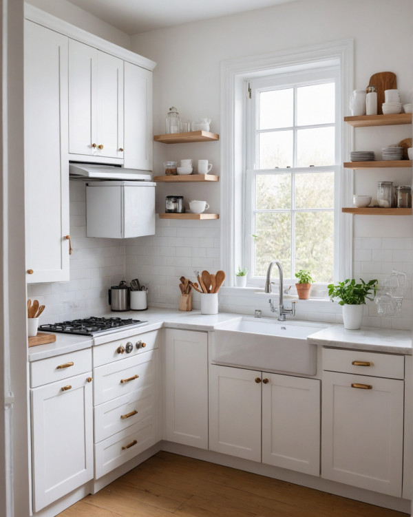 white kitchen design