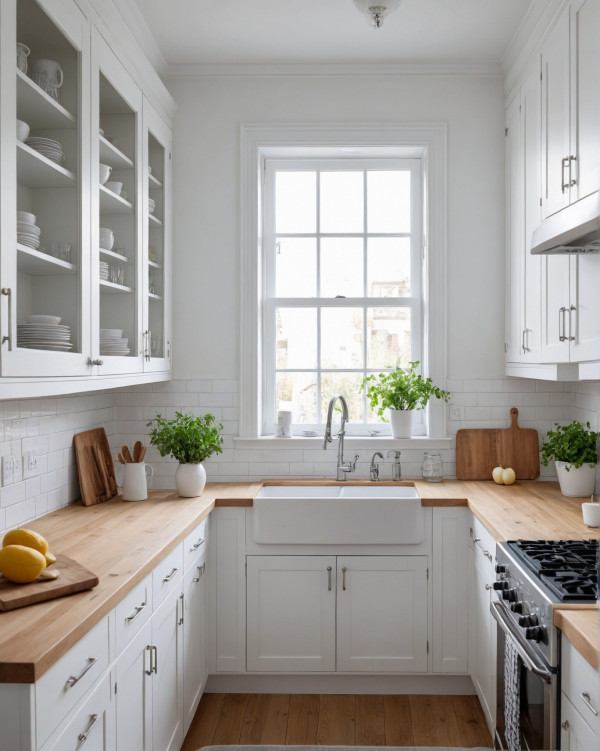 small white kitchen design