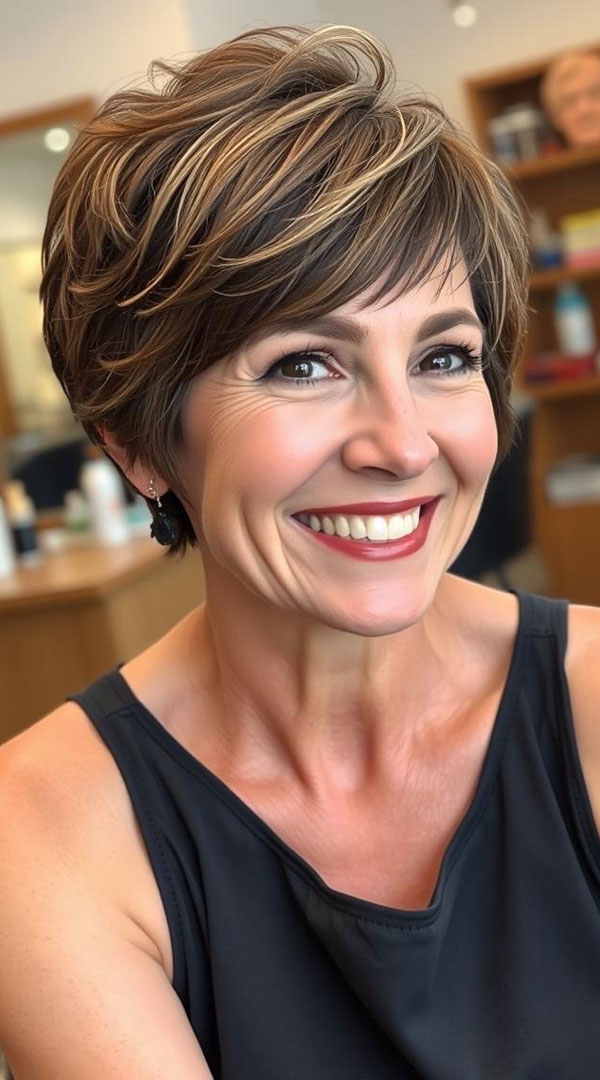 Sleek and Stylish Pixie, Pixie Haircut For Women Over 50