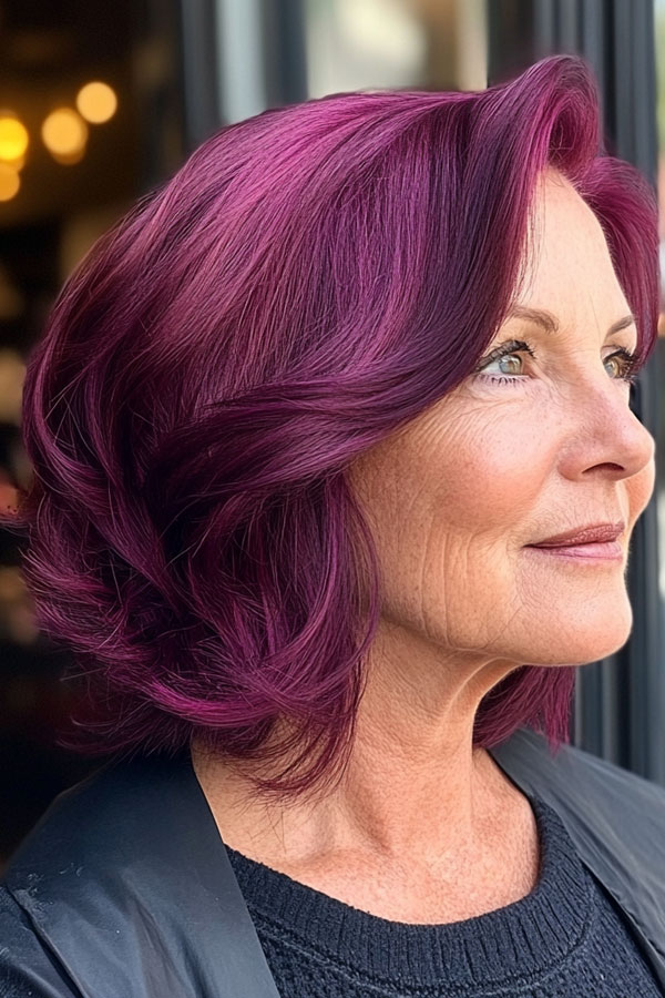 Vibrant Plum Layers