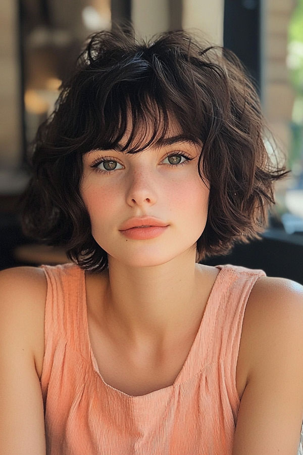 Messy Chic Bob, French Bob Haircut, Parisian bob haircut