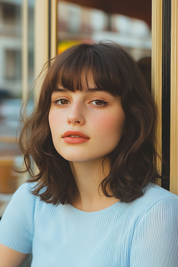 Effortless Waves Bob, French Bob Haircut, Parisian bob haircut