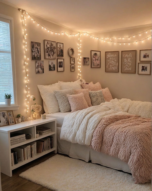 Cozy and Inviting Bedroom Oasis, Cozy Teen Girl Bedroom