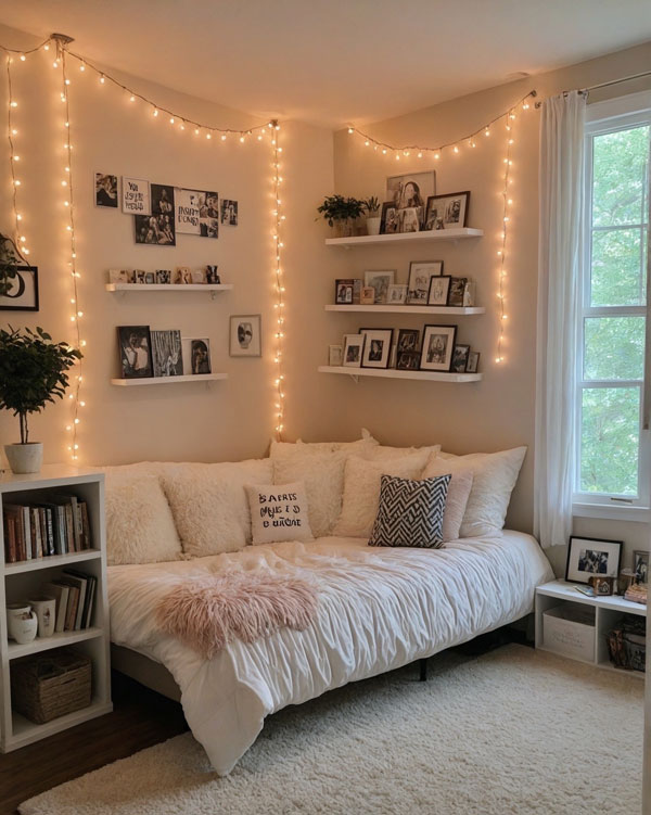 Serene and Light-Filled Reading Nook, Cozy Teen Girl Bedroom