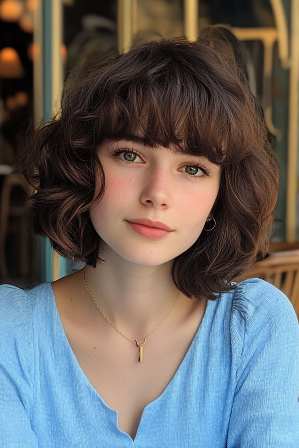 Sweetly Tousled Bob, French Bob Haircut, Parisian bob haircut