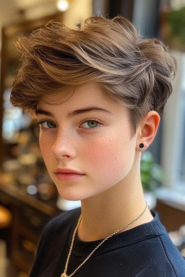 Tousled Chic Pixie, Effortless Pixie Haircut, short haircut for women