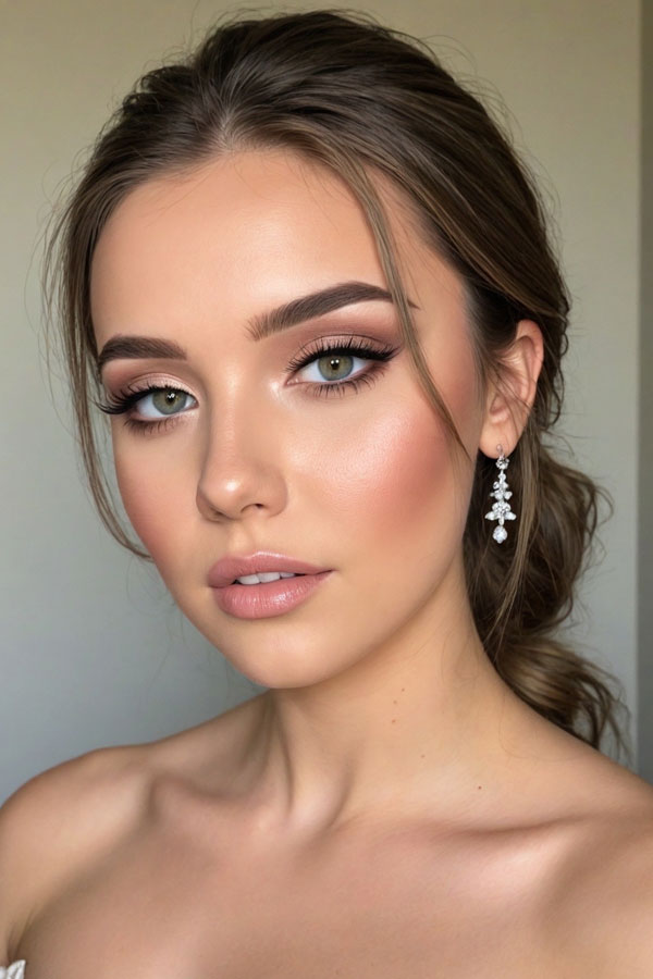 Radiant Pure Elegance, prom makeup look, prom hairstyle and makeup look