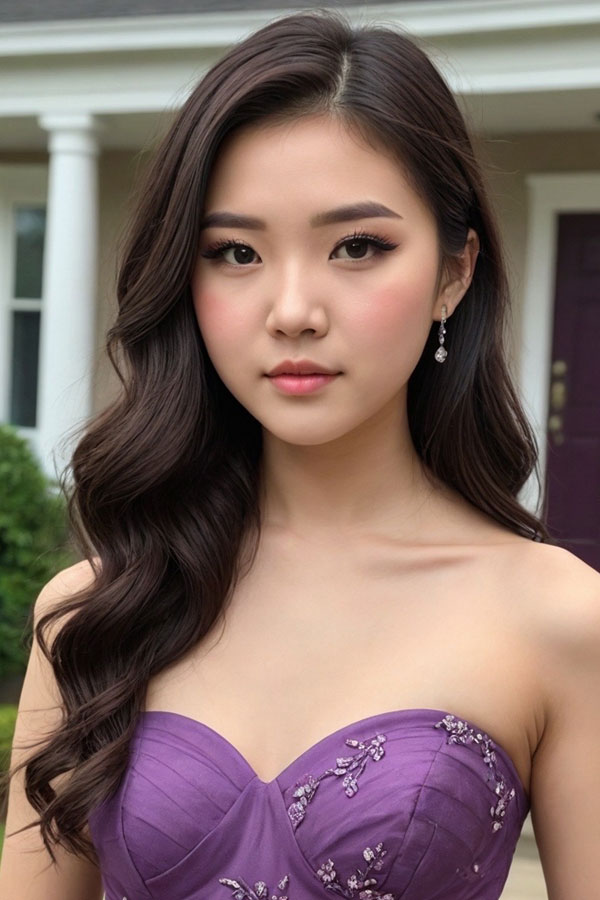 Romantic Rose, prom makeup look, prom hairstyle and makeup look