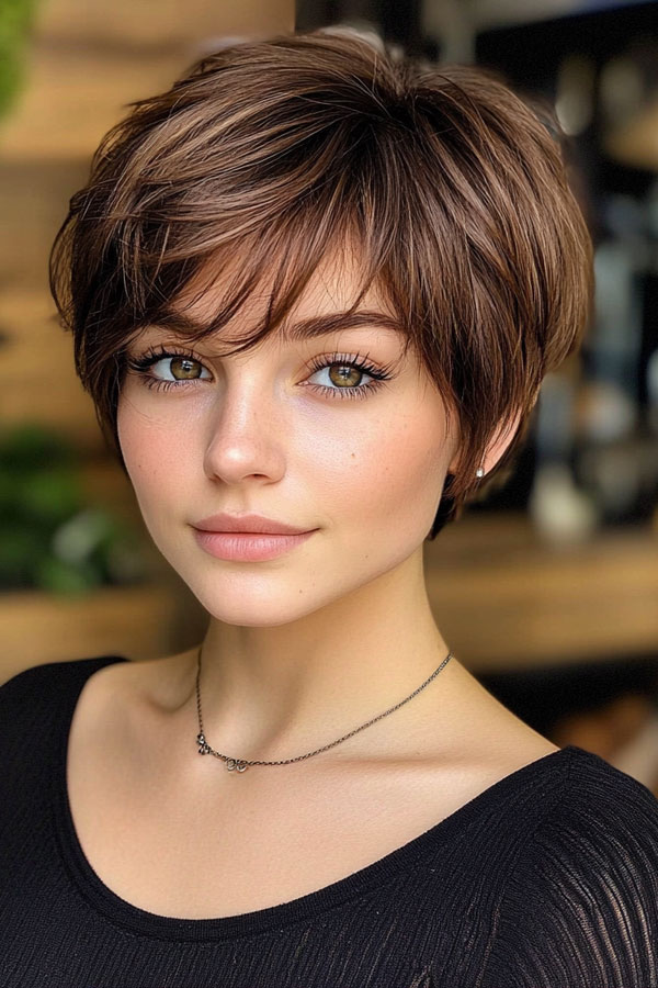 Effortless Chic Bixie Cut, Trendsetting Bixie Haircut, pixie bob haircut, bixie haircut, bixie hairstyle, pixie bob hairstyle, trendy bixie