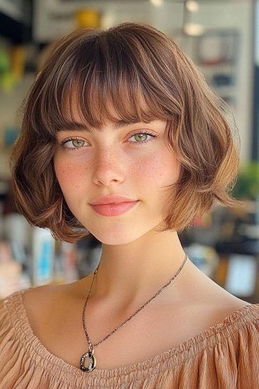 36 Stylish Bob Haircuts with Fringe for a Fresh Look