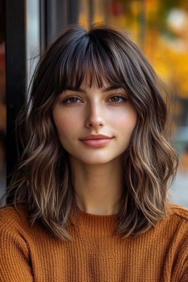 25 Trendy Long Bob Hairstyles With Fringe You Need To See