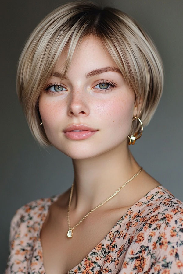 Soft Beige Bixie, Trendsetting Bixie Haircut, pixie bob haircut, bixie haircut, bixie hairstyle, pixie bob hairstyle, trendy bixie