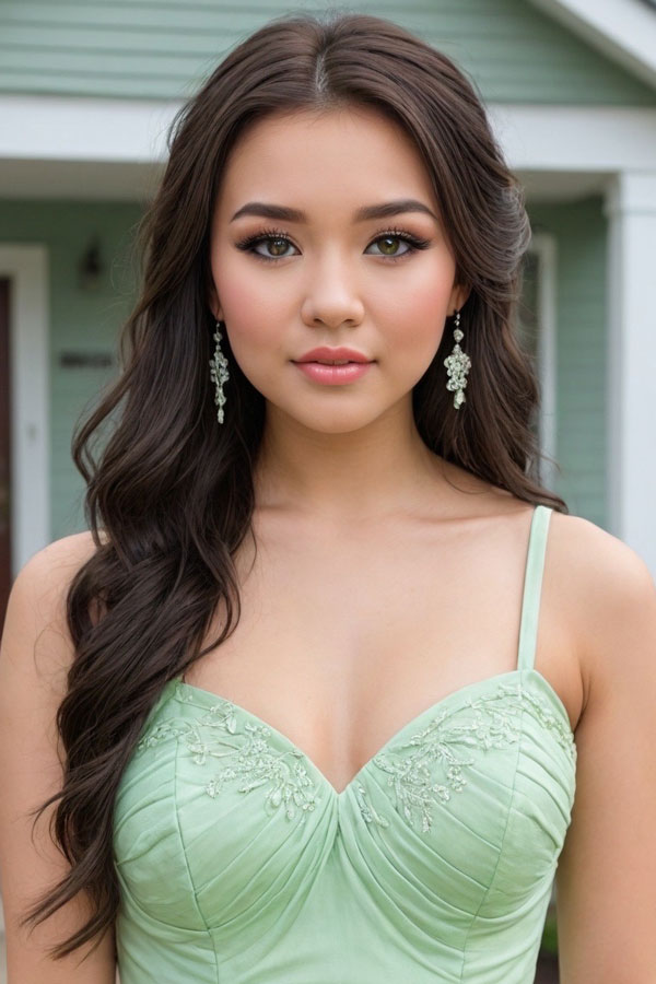 Garden Fresh Glam, prom makeup look, prom hairstyle and makeup look