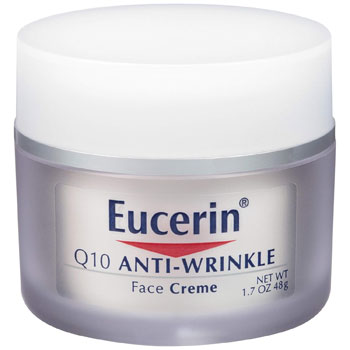 Eucerin Q10 Anti-Wrinkle Face Cream, Affordable Dupes for La Mer Moisturizing Cream