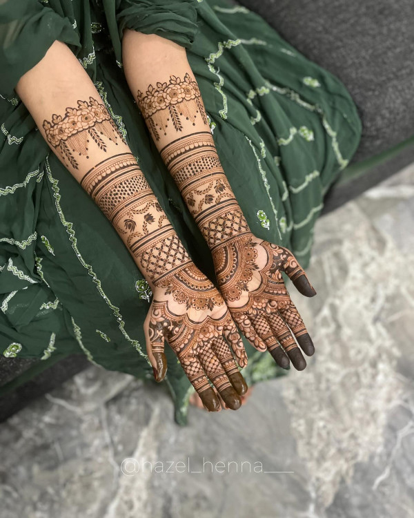 Floral Drapes of Elegance, bridal henna, Henna with Elegant Patterns, Bridal Henna, wedding henna, bridal henna, wedding mehndi designs, bridal mehndi design