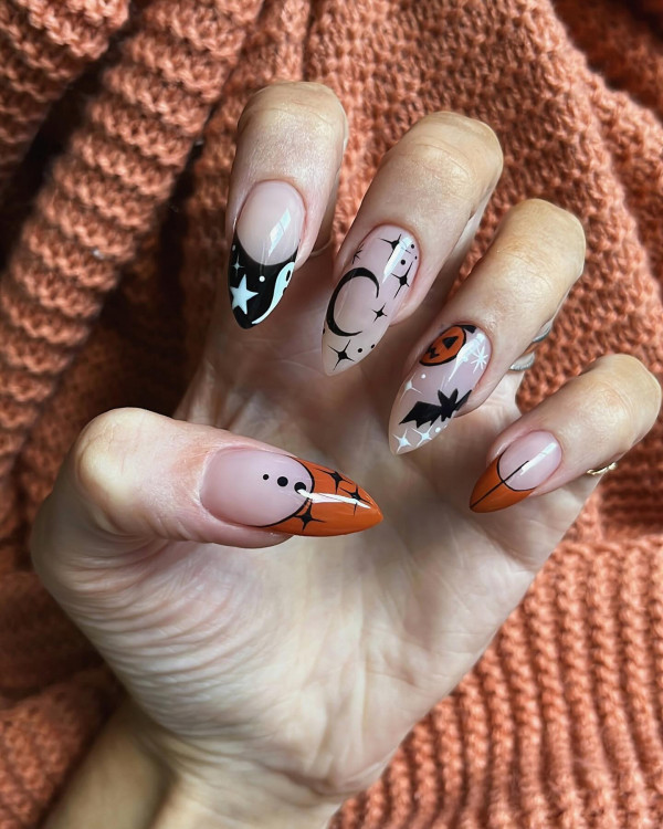 35 Spooky Halloween Nail Art Ideas : Witchy Vibes Halloween Nails