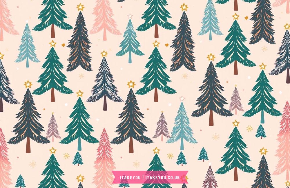 Winter Wonderland Christmas Tree Wallpaper